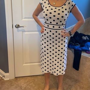 Beautiful polkadot classy dress